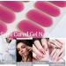 16PCS Semi Cured Gel Nails Gel Nail Stickers - Semi Cured Gel Nails Strips - Semi Cured Gel Nail Wraps - Glossy & Long Lasting Gel Nail Stickers Need UV Light(Barbie Pink Flash) - Buy Online on GoSupps.com
