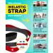 Stretching Strap with Loops - Non Elastic Yoga & Physical Therapy Band - 10 Loops for Flexibility & Exercise - Red - Buy Online on GoSupps.com