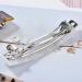 Elegant French Design Tortoise Shell Hair Barrette for Medium to Thick Hair | Jayongnee Automatic Hair Clip for Women - Fashion Acrylic Ponytail Holder - Buy Online on GoSupps.com