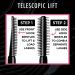 L'Oreal Paris Telescopic Lift Waterproof Mascara - Lengthening, Volumizing Eye Makeup for Instant Lash Lift with Up to 36HR Wear, Black 0.33 Fl Oz - Buy Online on GoSupps.com