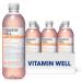 Vitamin well vitamin water with taste - vitamin C vitamin D zinc - functional and low -calorie drink enriched with functional ingredients -12 x 500ml including pawn (antioxidant)