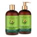 SheaMoisture Power Greens Curly Hair Shampoo and Conditioner Dry Hair Moringa Avocado to moisturize 13 Fl Oz (Pack of 2) Moringa & Avocado 13 Fl Oz (Pack of 2)