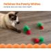 Petstages Straw-Babies Dental Care Toy for Cats | Catnip-Infused Mesh Material | Pack of 3 Pink Strawberries - International Shipping Available - Buy Online on GoSupps.com