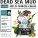 Mer Morte Boue Cr me Multi-Usages 4 en 1 Enrichie en Min raux Naturels de la Mer Morte Huile D'argan Marocaine Beurre de Karit et Extrait de Caf - Pour les Soins de la peau du Visage et du Corps - Buy Online on GoSupps.com