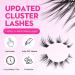 Lash Clusters DIY Eyelash Extension 110 Cluster Lashes D Curl | Fluffy Wispy Natural Look | Mixed Length Thin Band | Reusable at Home | VM03 D-8-16MIX - Buy Online on GoSupps.com