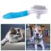 Self Cleaning Cat Brush | Shedding & Grooming Slicker Brush for Cats & Dogs | Removes Undercoat, Mats & Tangles | Grooming Comb with Massage Function - Buy Online on GoSupps.com