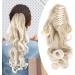 Long Curly Ponytail Wig Claw Clip Hair Extensions Wig for Parties Halloween Cosplay and Daiuly Wear Hairpiece Women Female Wavy Wig 50cm(2) - Buy Online on GoSupps.com