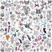 CUTELIILI Temporary Tattoo Flowers for Women and Girls Waterproof Small Fake Tattoos That Look Real and Last Long