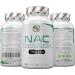 NAC Supplement 750mg Vegan capsules - High Bioavailability Amino Acid - EU Made to ISO/GMP Standards - Non-Toxic L-Cysteine - 30 Capsules - Buy Online on GoSupps.com