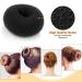 Miss Pouty Black Hair Bun Maker - Ring Style Doughnut Bun Shaper for Women and Girls - Buy Online on GoSupps.com