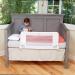 Hiccapop Convertible Crib Bed Rail | Toddler Bed Guard Safety Rail | Reinforced Anchor | White - Buy Online on GoSupps.com