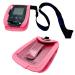 Sevas Diabetic Care - Bag for the hanging - for the Adia blood sugar measuring device - shoulder bag with a belt clip and viewing window - including the handle band - pink