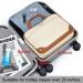 CLUCI Leather Toiletry Bag for Women - Water-Resistant Travel Organizer with Hanging Hook | Beige/Brown - Buy Online on GoSupps.com