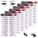 Molain Brow Tattoo Eyebrow Peel Off Temporary Tint Waterproof - 6 PCS Brown Style 09 - Buy Online on GoSupps.com