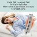 Heating Pad for Menstrual Cramps & Pain Relief - Portable Plush Cat Design - USB Powered - Grey - Buy Online on GoSupps.com