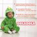 Doladola Baby Hooded Onesie Pajamas 6-12 Months - Green Shark Design | Unisex Infant Romper - Buy Online on GoSupps.com