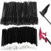 200 Pcs Disposable Mascara & Lip Wands Makeup Tool Kit - Black | Eyelash Eyebrow Extensions Brush Applicator for Cosmetic Makeup - Buy Online on GoSupps.com