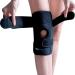RiptGear Open Patella Knee Brace - Adjustable Side Straps - Reduce Pressure - Medium Left - Buy Online on GoSupps.com