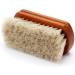 Stone and Clark Horse Hair Shoe Brush - Polish Your Leather to Perfection - Shoe Polish Brush with 100% Horse Hair Bristles & Concaved Beech Wood Handle (Mini White Hair Brush) Premium - Buy Online on GoSupps.com