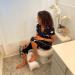 TUSHY Ottoman: Premium Toilet Stool for Modern Bathroom | Improve Bowel Health & Relieve Constipation | 9 Tall, White/Bamboo - Buy Online on GoSupps.com