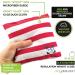 Professional Cornhole Bags - Set of 8 Regulation All Weather Double Sided - Stars & Stripes Design - Buy Online on GoSupps.com