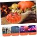 ifundom 2pcs halloween pumpkin pose outdoor faux plants car model home decoration glass collectible squat glass pumpkin funny halloween decorations Durable Pumpkins Ornament reward mini Orangex2pcs 13x10.5cmx2pcs - Buy Online on GoSupps.com