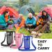 TSHAOUN 3-Pack Water Bottle Holder - Adjustable Mesh Envelopes for Sports Hiking & Camping - Portable Drink Carrier in Black Pink & Blue - Buy Online on GoSupps.com