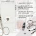 Three Swords Capri Nail Care Set - 4 Pcs High Quality Manicure & Pedicure Kit | White Synthetic Leather - Nail Scissors Clippers Tweezers Sapphire File - Buy Online on GoSupps.com