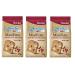 3 x Mulino Bianco Mini Fats Biscottate with wholemeal flour, red berries, almonds and sunflower seeds rusks with wholemeal flour, cranberries, almonds and sunflower seeds 90 g