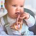 Infatot Teething Toys for Baby - MultiTexture Silicone Teethers 0-6 Months - Pink/Salmon - Buy Online on GoSupps.com