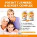 Turmeric Curcumin Gummies with Black Pepper & Ginger Root - 1000mg Supplement for Comfort & Flexibility - Vegan, 95% Curcuminoids - 120 Count - Buy Online on GoSupps.com