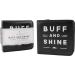 CGB Giftware Dapper Chap 'Buff & Shine' Shoe Cleaning Kit | 3 Brushes, Black & Neutral Polish - Buy Online on GoSupps.com