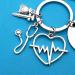 Ximalun Medical Assistant Gifts Medical Assistant Keyring Stethoscope Keyring Syringe Keyring MA Medical Assistant Graduation Gift MA Student Gift Christmas Birthday Gift - Buy Online on GoSupps.com