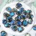Labradorite Palm Stone Natural Labradorite Crystal Heart Palm Stone Mineral Reiki Pocket Crystal Tumble Collection Heart Shape Puff Stones for Good Luck Charm Meditation Riastvy 5 - Buy Online on GoSupps.com