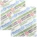 Wisesorb 100 Packs 3 Gram Food Grade Clay Packs Environmental Protection Bentonite Clay Dessicant Packets Montmorillonite Moisture Absorbers for Food Storage Desiccant Dehumidifiers WiseFresh 3G-100PACK