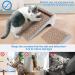 PrimePets 2-in-1 Cat Scratcher Cardboard with Ball | Removable Cat Scratching Pad | Corrugated Scratch Lounge Sofa Refill | Catnip Included - Buy Online on GoSupps.com