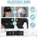 Astra Vena Memory Foam 3D Contoured Sleep Mask - Grey, Blockout Light, Soft Weighted Eye Cover for Men and Women - Buy Online on GoSupps.com
