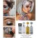 Gireatick Body Gel Glitter Set - Silver & Gold Holographic Chunky Glitter for Face, Body, Hair, Nails - 3 Boxes - Buy Online on GoSupps.com