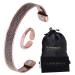 COPPERVAST Copper Bracelet and ring for Arthritis-Magnetic Therapy Effective & Natural Relief for Joint Pain and Carpal Tunnel for Men and Women(Chain Inlay)