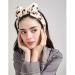 Cute Bowknot Makeup Headbands - 2Pcs Leopard Grain Black and Pink Spa Headbands for Women - Buy Online on GoSupps.com