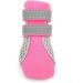 Zunea XL Dog Boots - Summer Slide-Resistant & Heat-Resistant Paw Protection Shoes for Small Dogs - Adjustable Reflective Soft Breathable Mesh (4 Pack) - Ideal for Hot Streets - Rose - Buy Online on GoSupps.com