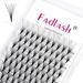 Fadlash prefabricated eyelash extension 14d 0.07mm d curl 15-20mm mixed length volume russian eyelashes praised eyelashes mixture mix (15-20) 14d-0.07-D