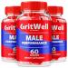 (3 Pack) GritWell Gummies Official Grit Well Daily Fitness Formula with Premium Blend for Natural Energy Stamina & Drive Support for Active Body | Great-Tasting Performance Gummys (180 Gummies)