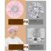 YIZIJIZI Heat Cap for Deep Conditioning - 2 Pack Aluminum Foil Hair Dyeing Cap for Home & Salon Use - Pink - Buy Online on GoSupps.com