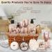 Luxury Spa Basket for Women - Coconut & Vanilla Bath Set | Includes Bubble Bath, Lotion, Bath Salts, Body Scrub, Body Spray, Shower Puff, Bath Bombs, Soap, and Towel | 13 Piece Set - Buy Online on GoSupps.com