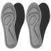 WLLHYF 2Pair Memory Foam Insoles Shoe Insoles for Women Man Replacement Shoe Inserts Comfort Cushioning Shoe Inserts Shoe Pads Relieve Foot Pain(Grey W5-10US) Grey W5-10US