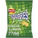 Walkers Crisps Squares Cheese and Onion Snacks Box 27.5 g (Case of 32) (Packaging may vary) & Crisps Quavers Cheese Snacks Box 20 g (Case of 32) + Cheese Snacks Box Cheese and Onion Potato 27.5 g (Pack of 32) - Buy Online on GoSupps.com