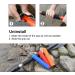 Non-Slip Silicone Kayak Paddle Grips for Blister Prevention - Blue - Buy Online on GoSupps.com
