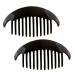 Camila Paris CP2872/2 French Hair Side Combs - Black Interlocking Combs for Women - Strong Hold Hair Clips for Bun Chignon Up-Do - Made in France - Buy Online on GoSupps.com