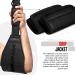 RDX Abdominal Muscle Loop - Maya Hide Leather Padded D-Ring for Fitness Training Pull-Ups & Arm Exercises - Unisex Black - Buy Online on GoSupps.com